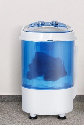 Giantex GX24977-PE, Mini Washer and Spinner Combo, 5.5lbs,Semi-automatic Compact