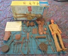 Marx Johnny West Chief Cherokee #9 w 31/31 Accessories  & Box  Geronimo, Eagle
