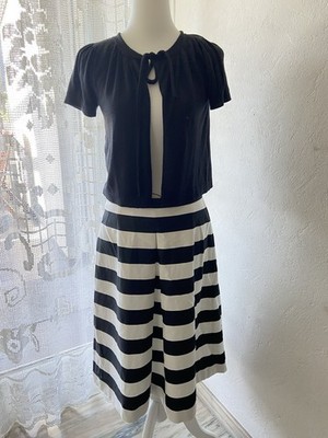 Marella Rock   italienisches Design in Schwarz/Weiß, Größe 40