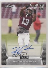 2020 Leaf Draft Auto Kendrick Rogers #BA-KR1 Auto 0cv