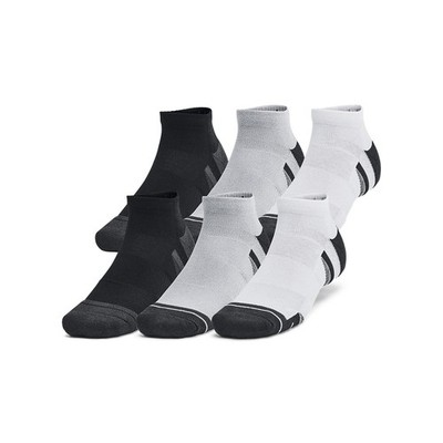 Under Armour 1386244 UA Performance Tech Low Cut Socks (6-Pack), Mod Gray, Large