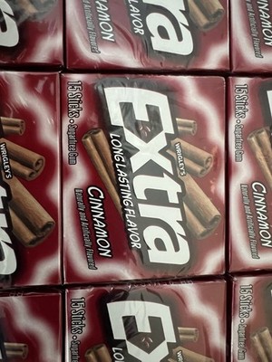 WRIGLEY S EXTRA CINNAMON SUGAR FREE GUM SEALED SOLD OUT