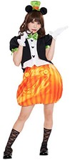 Disney Mickey Pumpkin Costume Ladies 155cm-165cm RUBIE'S JAPAN