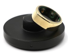 Oura Ring Gen2 Heritage - Titanium - Size 7 - Gold - HEAVILY SCRATCHED 