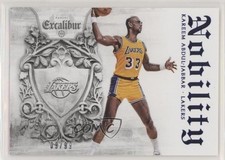 2014-15 Panini Excalibur Nobility Blue 9/99 Kareem Abdul-Jabbar #11 HOF 2rz