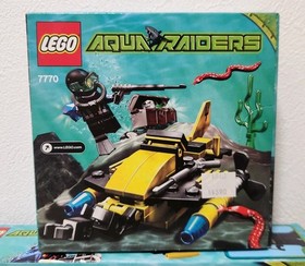 NEW LEGO Aqua Raiders: Deep Sea Treasure Hunter (7770), Angler Ambush (7771) NIB