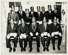 African American Fraternity 1950 Fez Hat Apron Lodge Black Civil Rights J14917