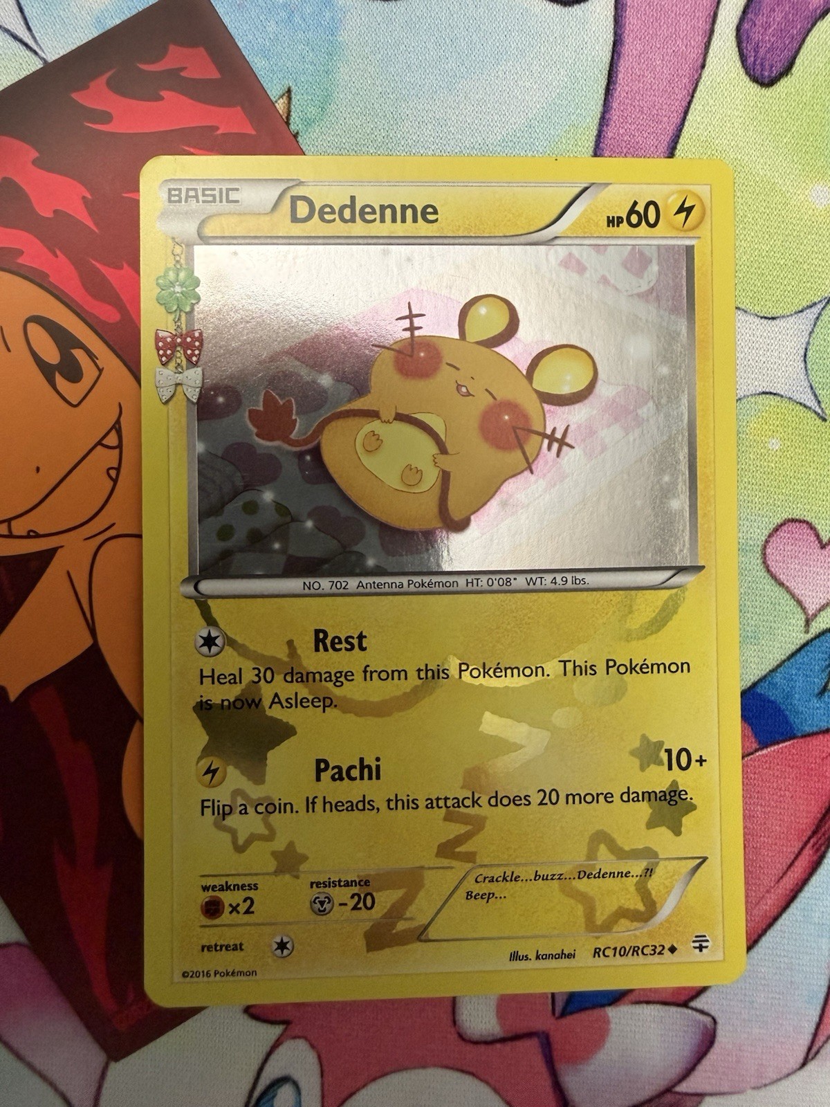 Pokemon TCG Generations Radiant Collection Dedenne RC10/RC32 Holo NM