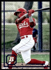 2022 Bowman Heritage #BHP-21 Leonardo Balcazar Prospects Cincinnati Reds