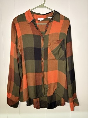 Women's Long Sleeve Plaid