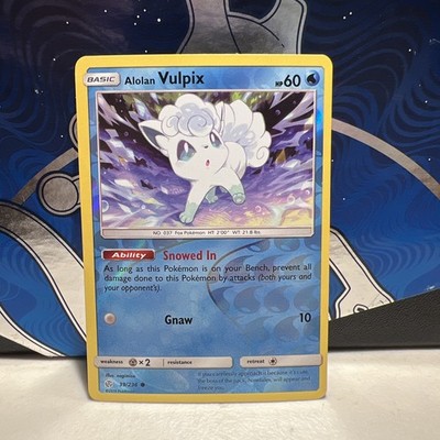 Pokémon TCG Alolan Vulpix 39/236 Cosmic Eclipse Reverse Holo