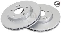 2X Bremsscheibe A.B.S. 18279 2 Bremsscheiben Vorderachse Vorne FüR Hyundai