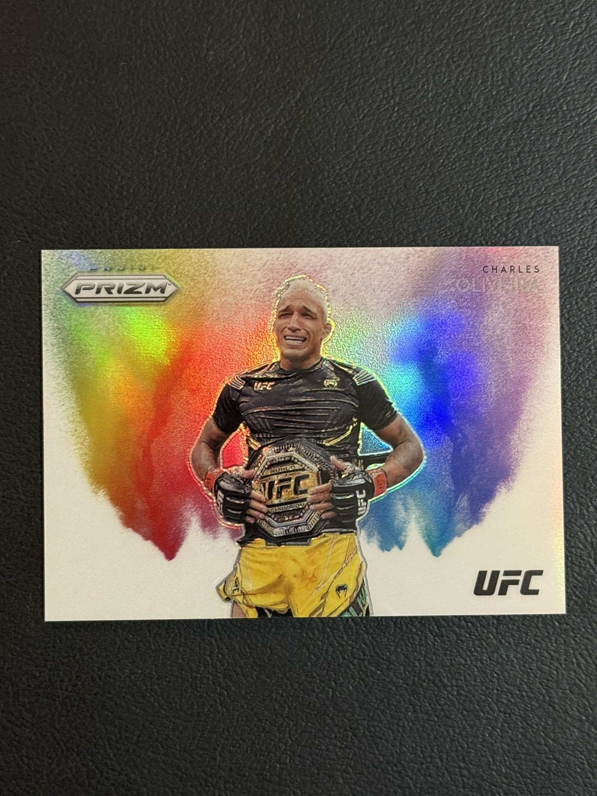 Charles Oliveira 2022 Panini Prizm UFC - Color Blast Case Hit #1 ( SSP) Clean!!!