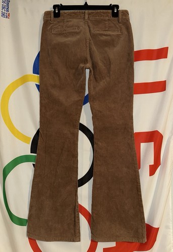 Pantalone donna John J. Galt velluto a coste piccolo bootcut svasato marrone - Foto 4 di 10