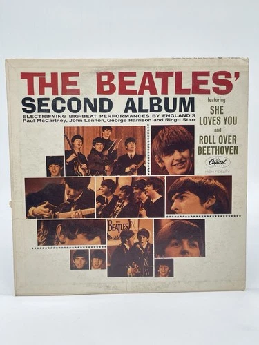 THE BEATLES SECOND ALBUM 12" LP VG VINYL RECORD CAPITOL MONO 1964