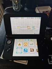 Nintendo 3DS XL Blue/Black (SPR-001) + SD + 2 games – Fully Working – NO STYLUS 