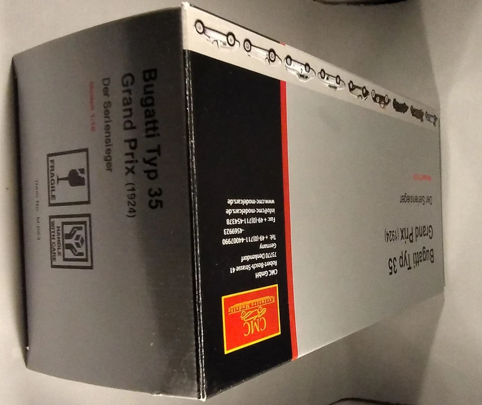 BUGATTI TYP TYPE 35 GRAND PRIX 1924 M-063 CMC 1:18 - Immagine 4 di 4