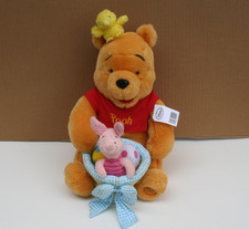 Winnie the Pooh  Piglet Disney Easter Basket 16 " Plush