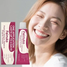 Denture Adhesive Fix Cream 28g - Strong Hold Long-Lasting R9N8