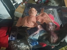 Ty Beanie Babies 1996 Batty the Brown Bat & 1998 Batty the Tie-Die Bat. RARE