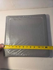 CREATIVE MEMORIES 12 X 12 Scrapbook with 27 pages  protectors - Gray Embossed