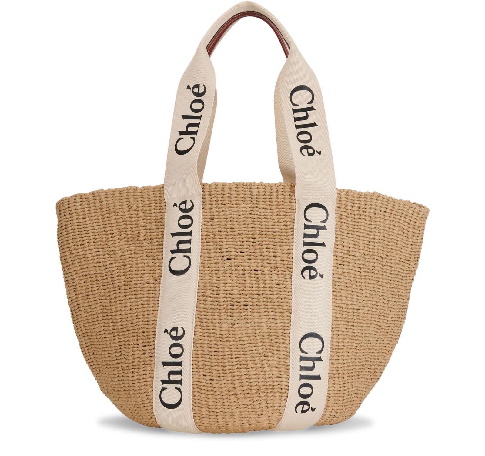 Chloé Large White Paper Tote Bag New & Authentic