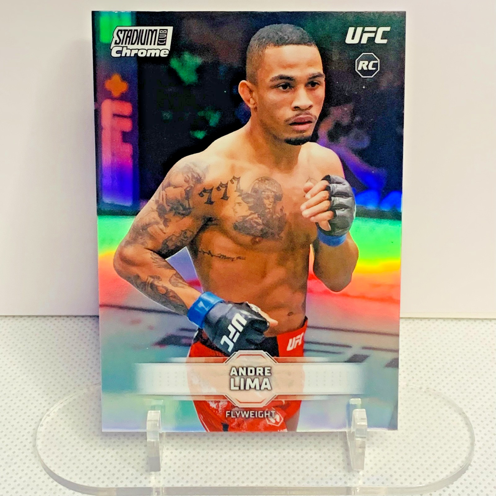 2026 Topps Stadium Club UFC RC Andre Lima Chrome Refractor Parallel #CB-165