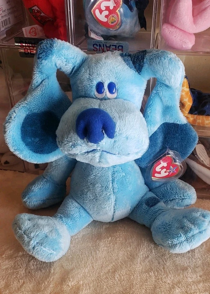 Blue the Dog Buddy Size 10" Nick Jr. Blues Clues Ty Beanie Babies - Image 2 of 4