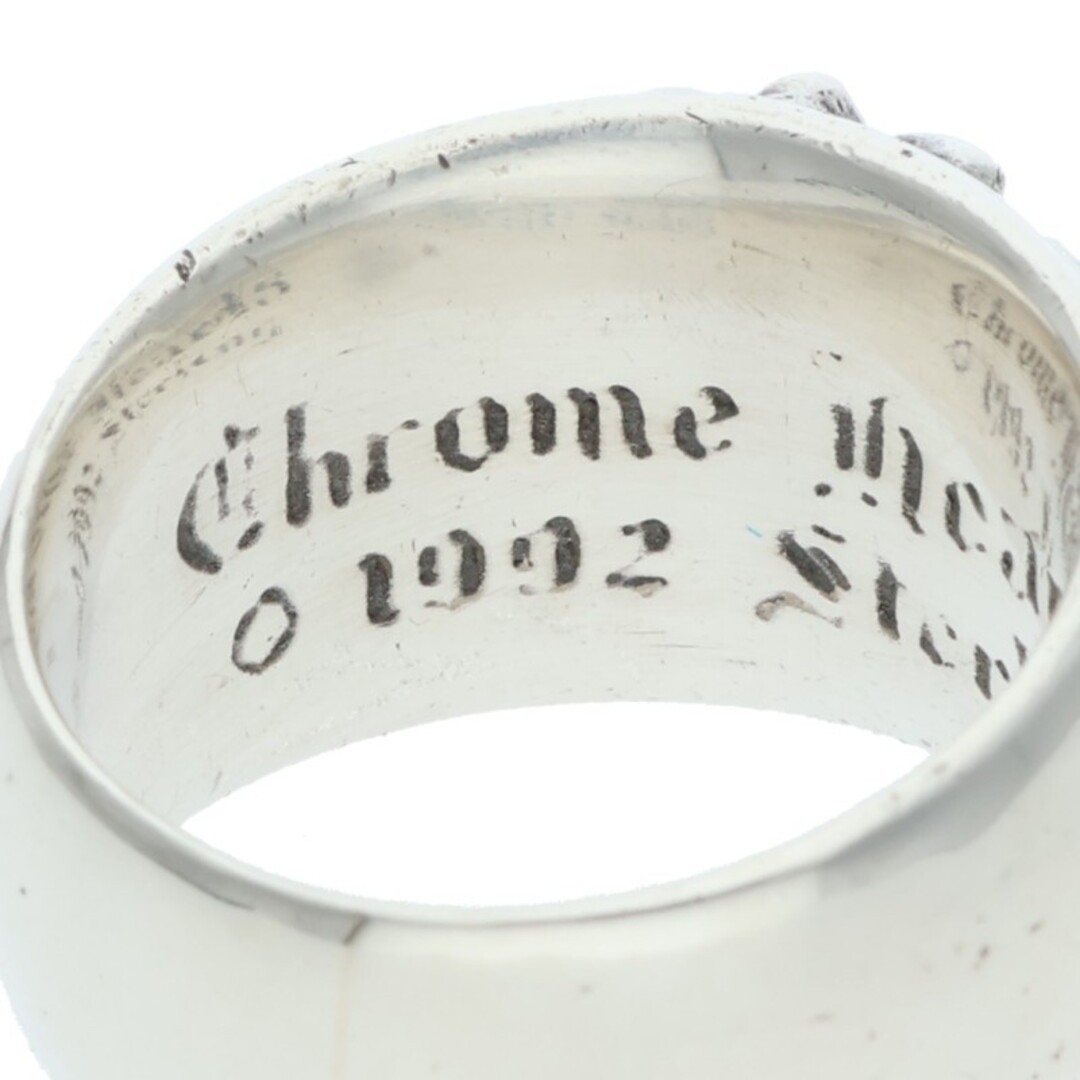 Chrome Hearts FLRL CRS Floral Cross Silver Ring Men's Size 15.5 Used 0a17e9a4680 thumbnail 4