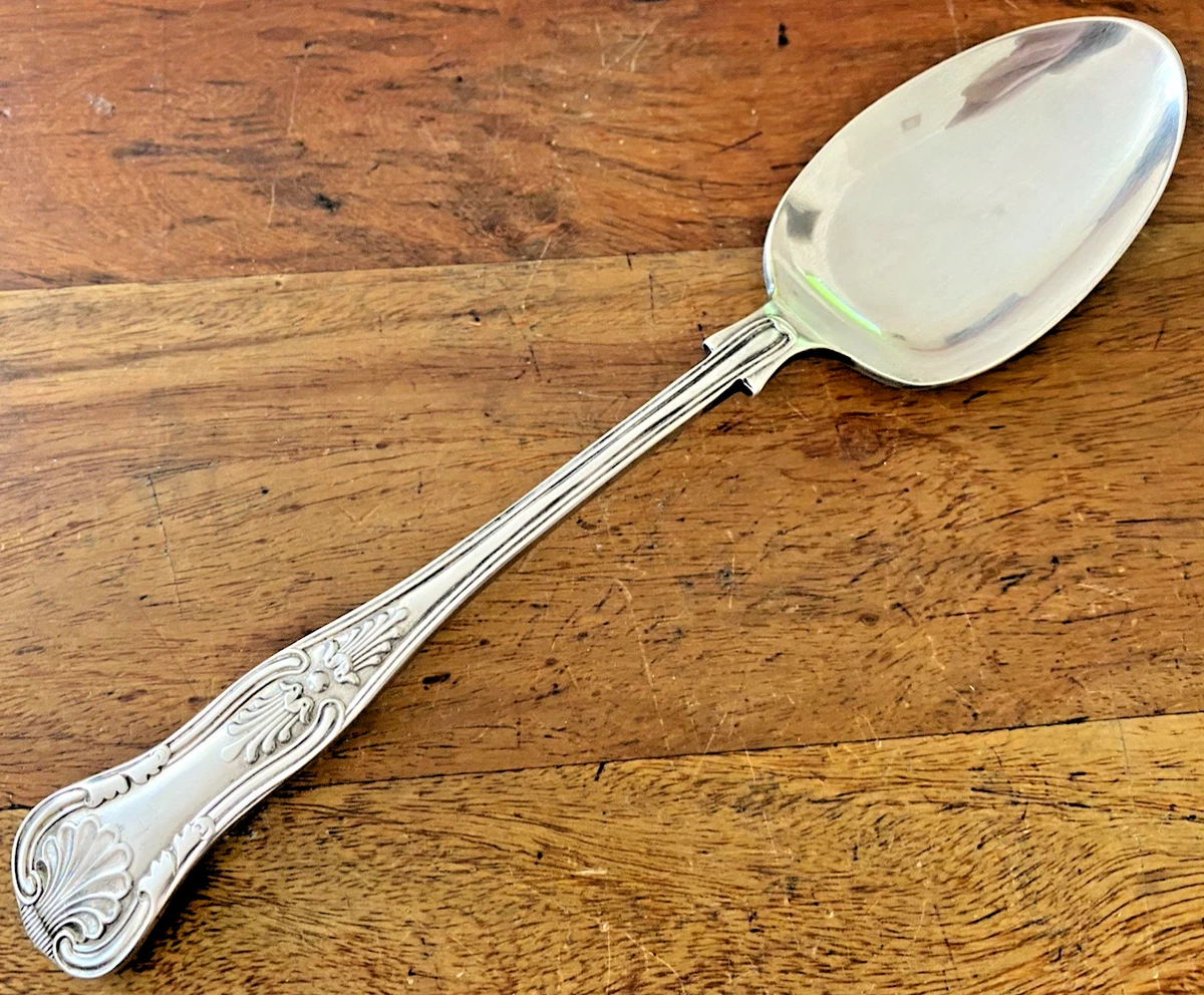 Vintage Joseph Rodgers Silver Plated "Kings Pattern" Serving Spoon - 22cm Length