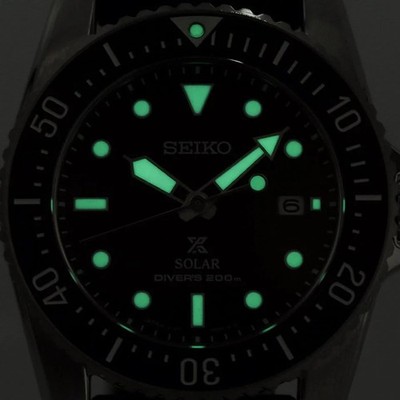 SEIKO Prospex SNE573P1 Compact Solar Diver Scuba 200M Black Dial