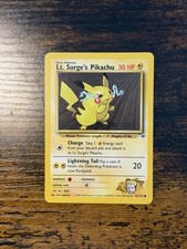 Lt. Surge's Pikachu 81/132 Gym Heroes Unlimited LP on eBay