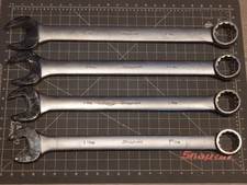 Snap On 4pc Large Wrench Set 1 1116 1 34 1 1316 1 78 Oex54a Oex60a 12pt