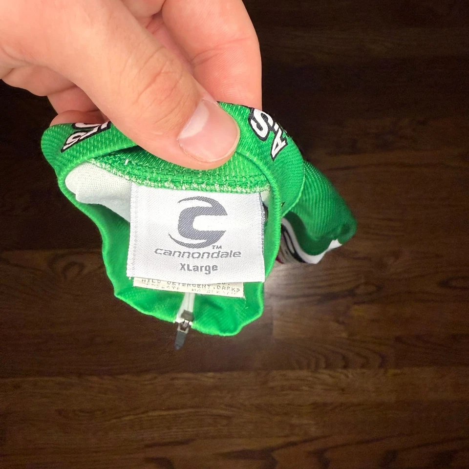 Camiseta de ciclismo Team Saeco Cannondale CIPOLLINI campeón italiano (L) #0016 Foto 3 de 4