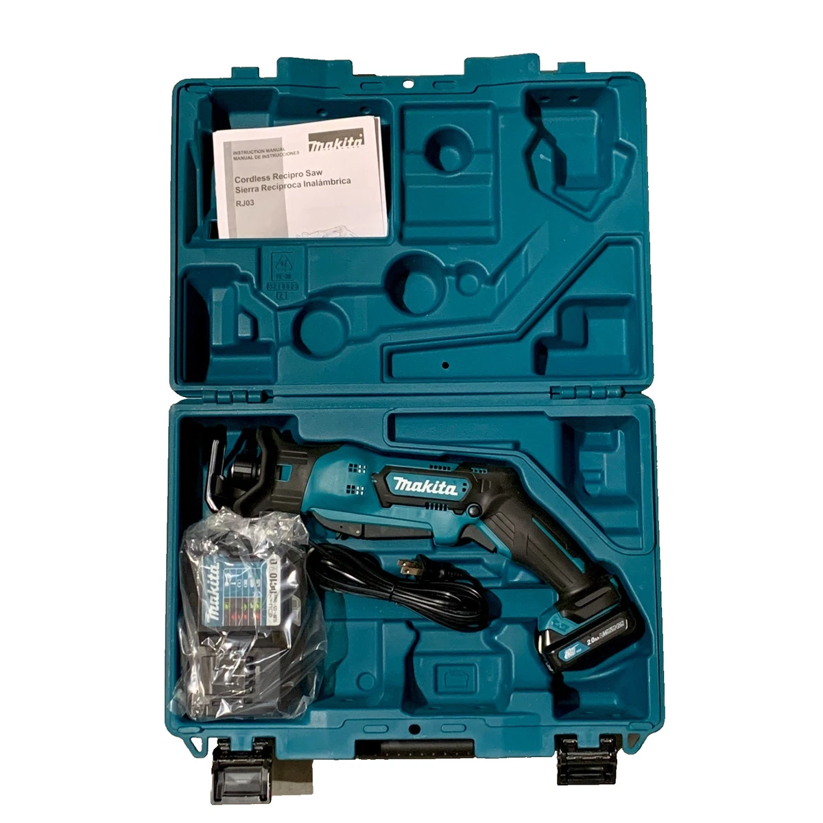 Makita JR3070CT AVT Reciprocating Saw – 15 AMP, Anti-Vibration Technology, Variable Speed, 1-1/4" Stroke, For Demolition & Heavy Cutting