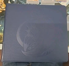 Midnight Blue Zipster XL Trading Card Binder w/24 pages Dragon Shields
