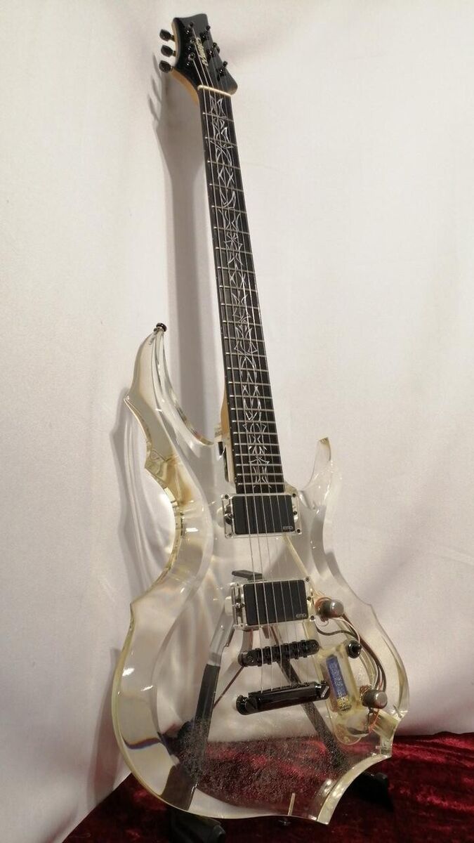 ESWARDS by ESP E-FR-145GT Acrylic Electric Guitar Made in ESWARDS by ESP E-FR-145GT Acrylic Electric Guitar Made in