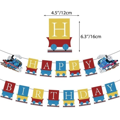 Thomas the Tank Train Engine Party Supplies Banner Balloons Birthday Decoration - Picture 5 of 5