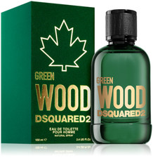 Dsquared2 Green Wood eau de toilette uomo 100 ml profumo originale nuovo
