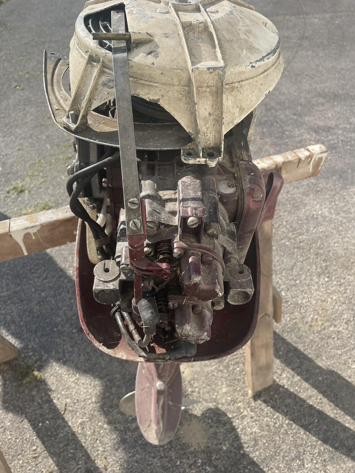 Vintage 1958 Johnson RDE19 35 HP Outboard Boat Motor eBay