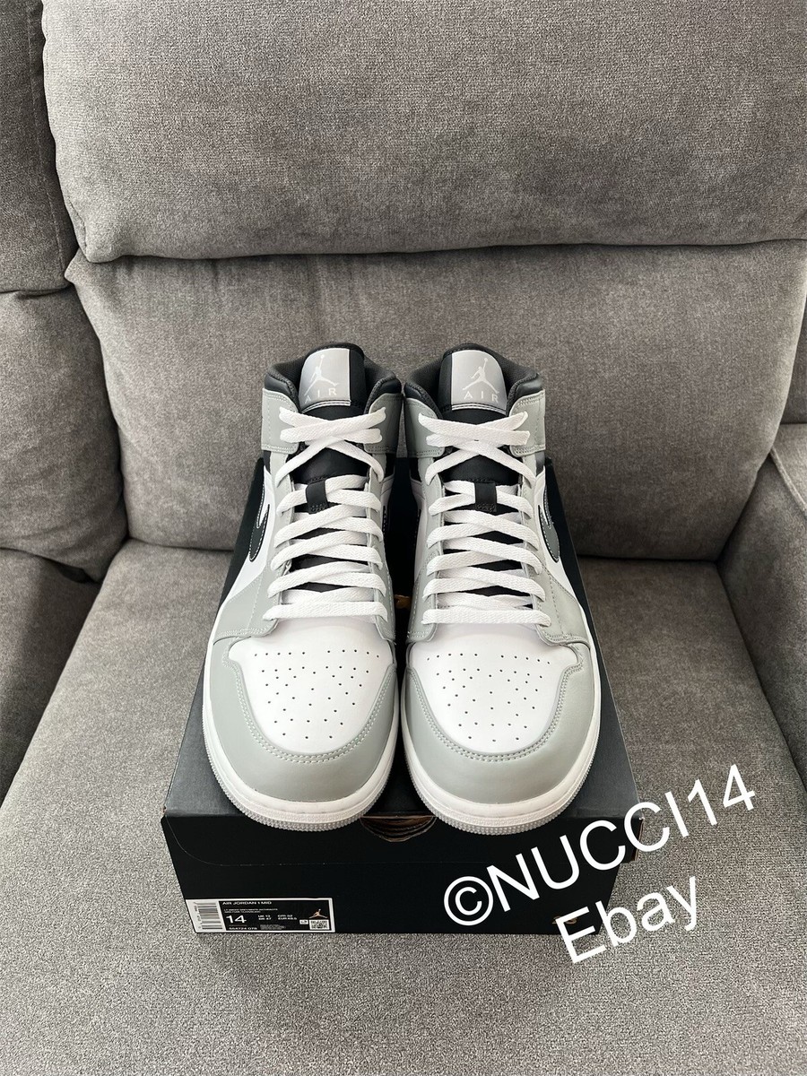 ★NIKE★Jordan 1 Mid Light Smoke Grey Anthracite★関税込★ Nike Air Jordan 1 Mid Light Smoke Grey Anthracite (2022