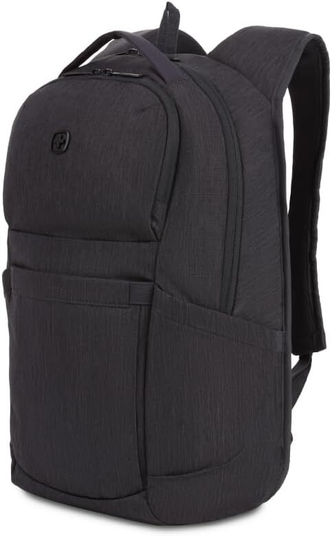SwissGear 8183 Laptop Backpack, Charcoal Heather, 18 Inches,