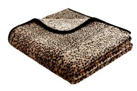 Bocasa By Biederlack 220 X 240 Cm De Luxe Snow Leopard Blanket Throw Brown Bocasa By Biederlack 220 X 240 Cm De Luxe Snow Leopard Blanket Throw Brown