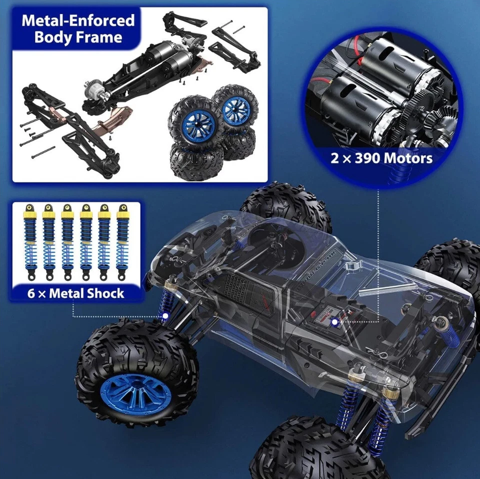 GP Toys S920 4WD Truck 2.4Ghz  Remote Control Off-roading Truck 30+mph Rare HTF - Image 3 of 4