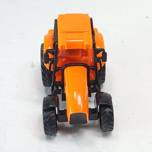 Toy Farm Tractor Plastic & Diecast Orange Small Model Toy - Picture 2 of 6