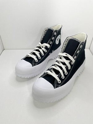 Converse Chuck Taylor All Star Black White Lugged 2.0 Shoe s Women s Size 10 New
