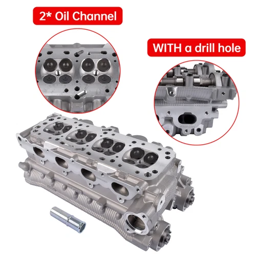 Complete Cylinder Head for Chevrolet Aveo LS LT 4-Door 1.6L l4 GAS DOHC 96446922 - Picture 3 of 9