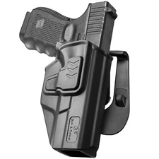 Gun&Flower OWB Holster For Glock 19 Gen3-5/G19X/G23 Gen3-4/G26 Gen3-5/G32 Gen3-4