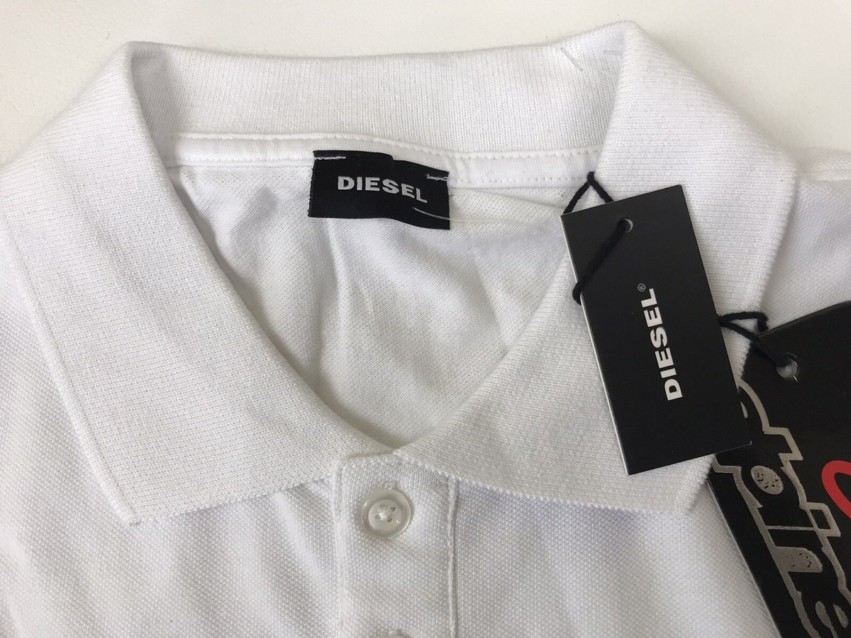 ◆DIESEL 20AW 最新作◆ASTARS-T-DIEGOS-A Tシャツ◆White/Black Diesel Astars X Alpinestars Collab Black Polo T Shirt Mens