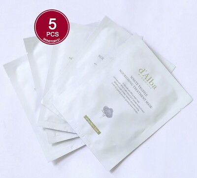 5pcs d'Alba dAlba White Truffle Nourishing Treatment Mask 25ml x 5pcs K-Beauty